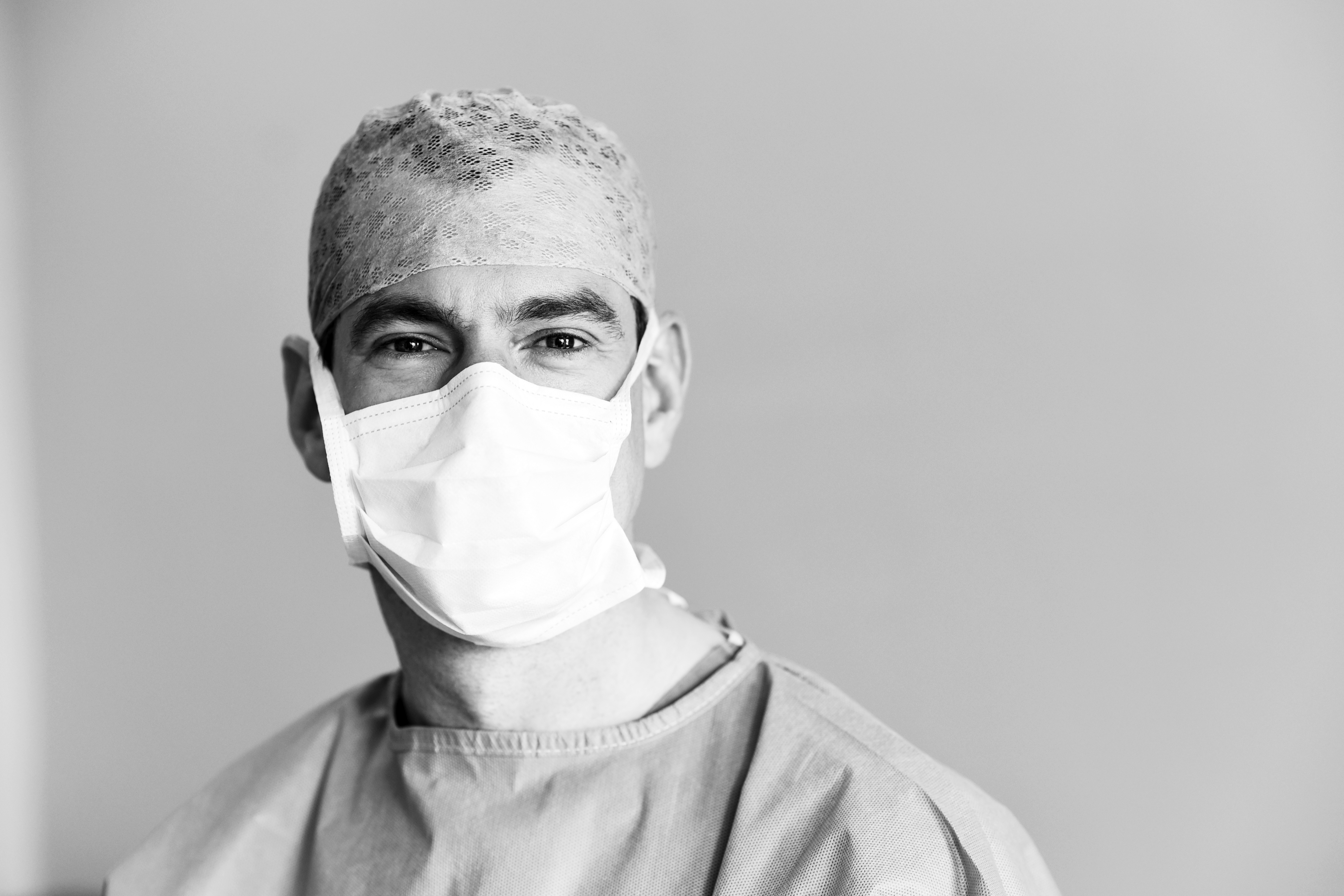 Rob Bethune Black and White with Mask